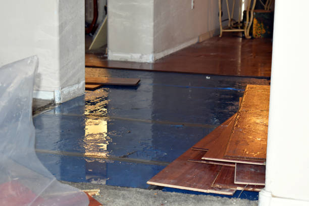 Professional Water Damage Restoration technician working in Seabrook, NH